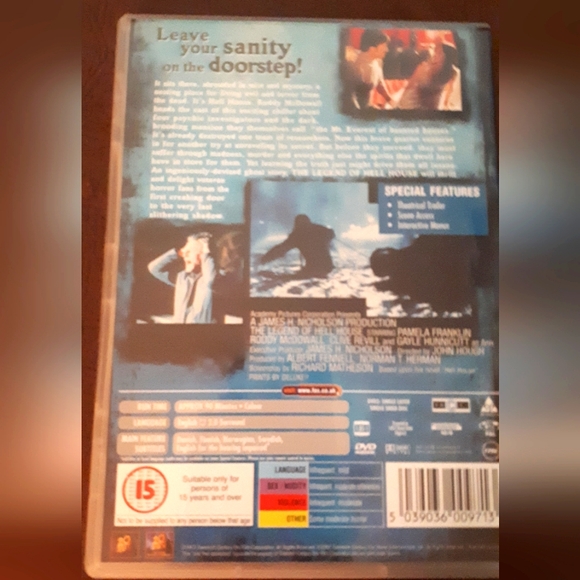 DVD💿The Legend if Hell House - Picture 2 of 3